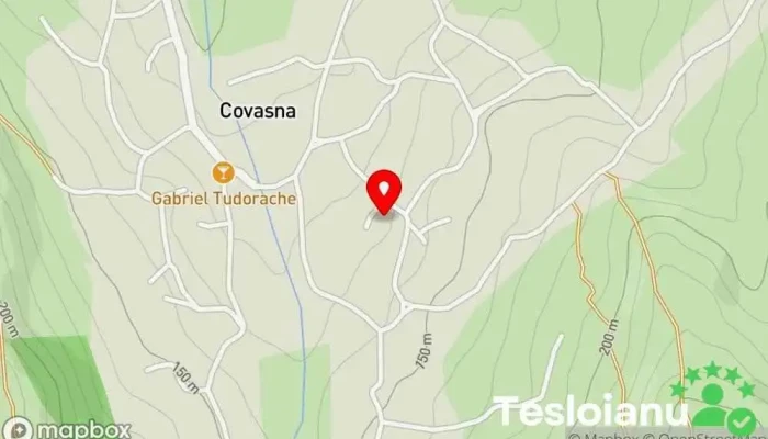 hartă a Covasna  în Covasna