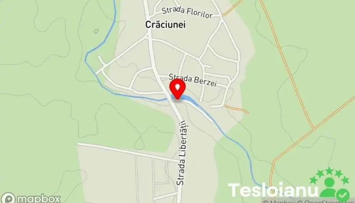 hartă a Crăciunei  în Crăciunei