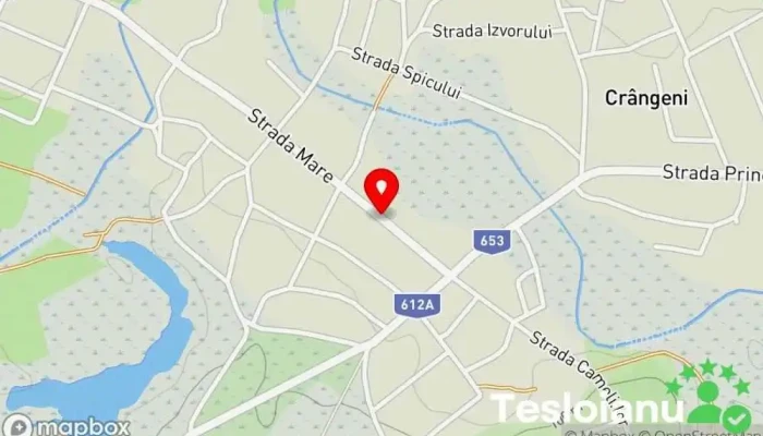 hartă a Crângeni  în Crângeni