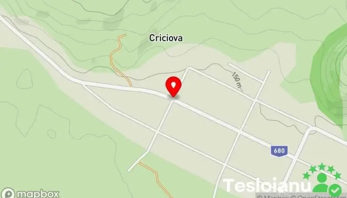 hartă a Criciova  în Criciova