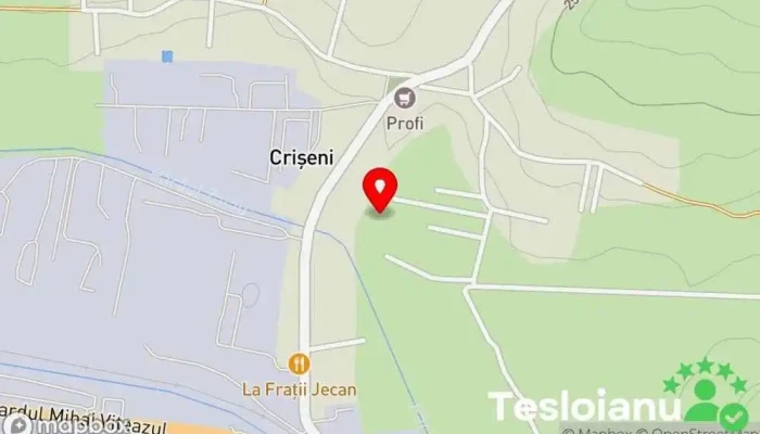 hartă a Crișeni  în Crișeni