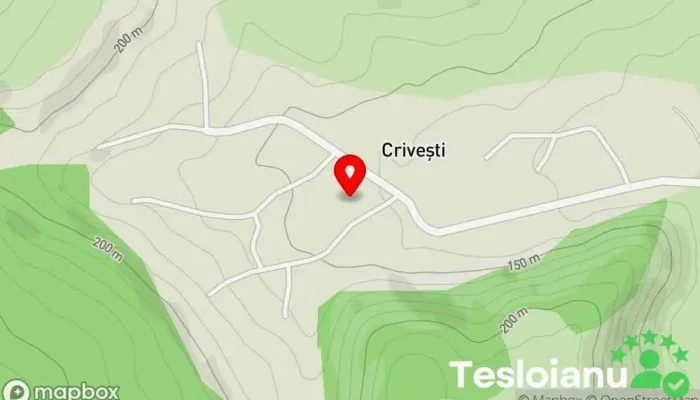 hartă a Crivești  în Crivești