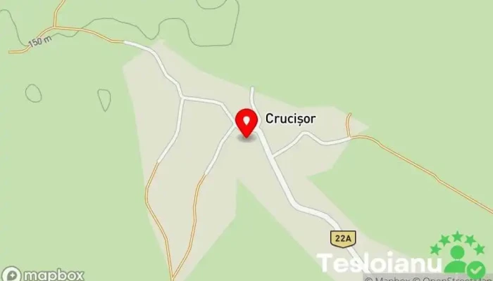 hartă a Crucișor  în Crucișor