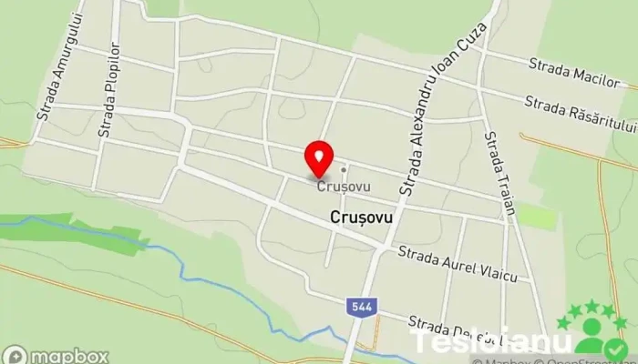 hartă a Crușovu  în Crușovu