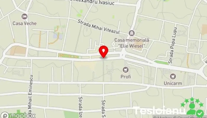 hartă a Cuiul Atracție turistică în Sighetu Marmației