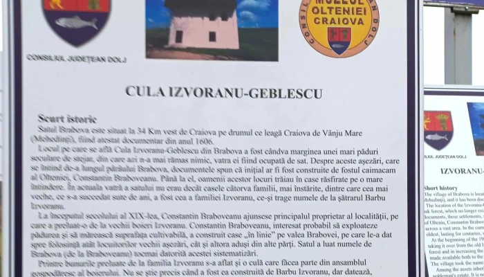 Cula Izvoranu -  Geblescu Deschis Acum - Brabova