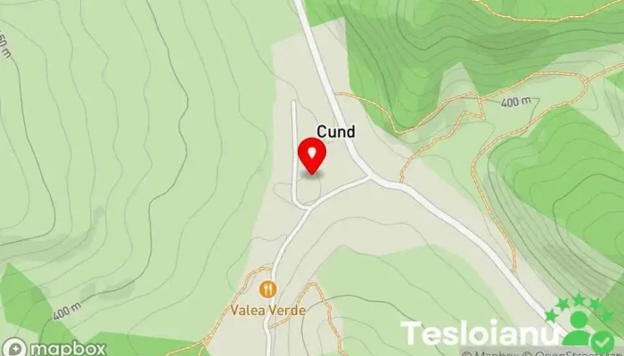 hartă a Cund  în Cund