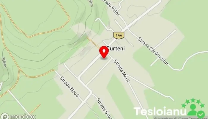 hartă a Curteni  în Curteni