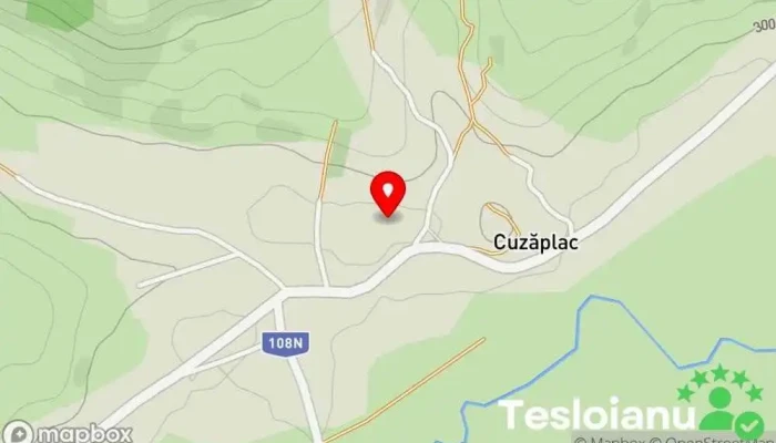 hartă a Cuzăplac  în Cuzăplac