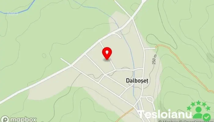 hartă a Dalboşeţ  în Dalboşeţ