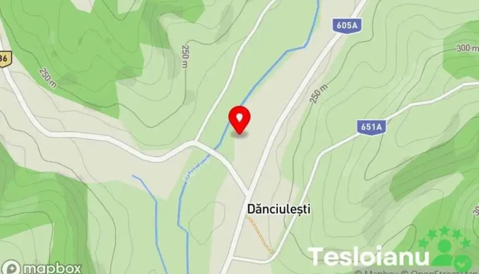 hartă a Dănciuleşti  în Dănciuleşti