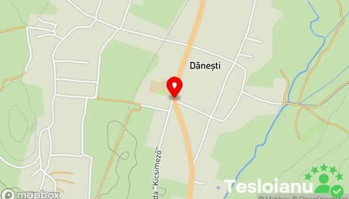 hartă a Dănești  în Dănești