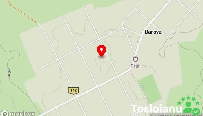 hartă a Darova  în Darova
