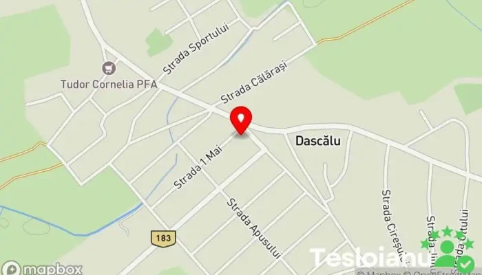 hartă a Dascălu  în Dascălu