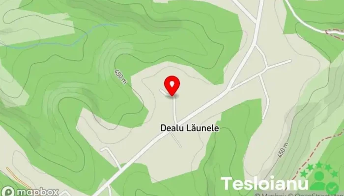hartă a Dealu Lăunele  în Dealu Lăunele
