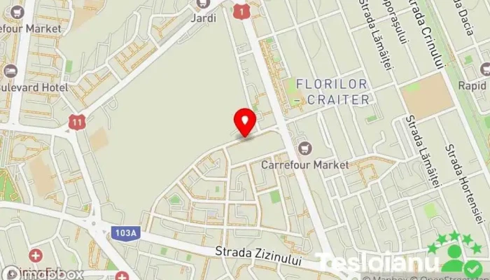 hartă a Deblocări Usi (Non - Stop) & Copiere Chei CEZARON KEYS S.R.L Servicii de duplicare chei, Serviciu de lăcătușerie de urgență, Lăcătuș în Brașov