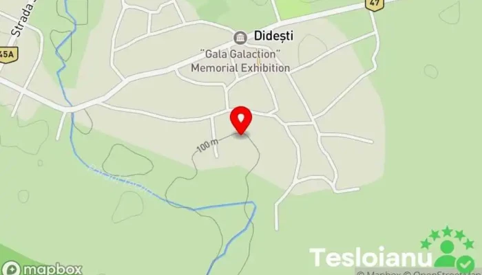 hartă a Dideşti  în Dideşti