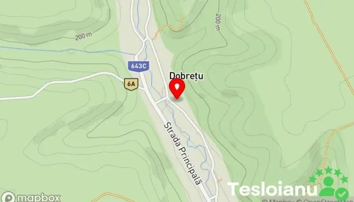 hartă a Dobrețu  în Dobrețu
