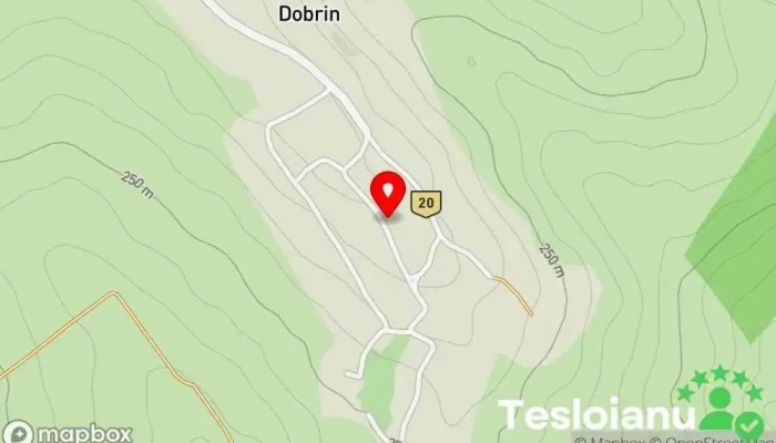 hartă a Dobrin  în Dobrin