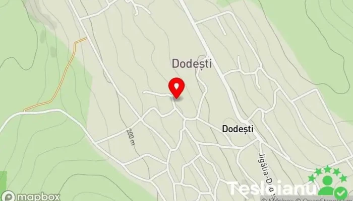 hartă a Dodești  în Dodești