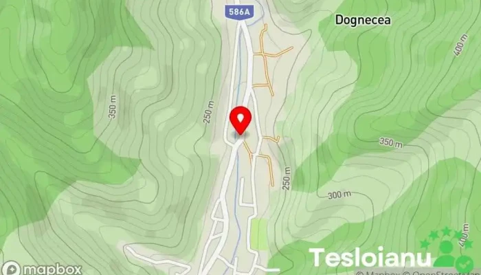 hartă a Dognecea  în Dognecea