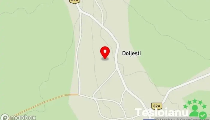 hartă a Doljești  în Doljești