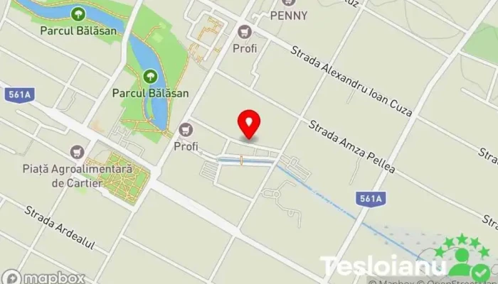 hartă a Dozator Lapte Ferma Sult Fermă de lapte în Băilești