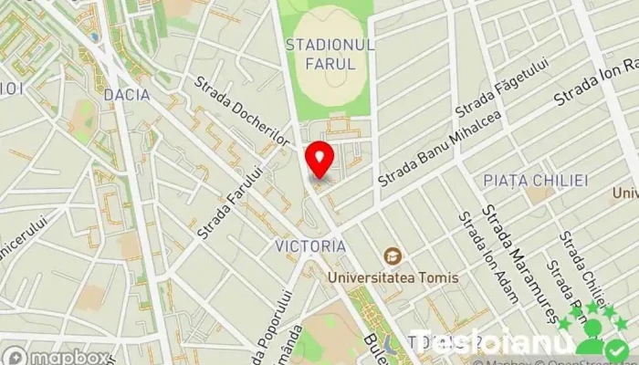 hartă a Dr. Camelia Lăcătuș - Medic Specialist în Nutriție, Diabet și Boli Metabolice Nutriționist în Constanța
