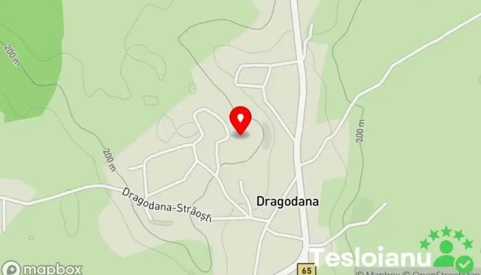 hartă a Dragodana  în Dragodana