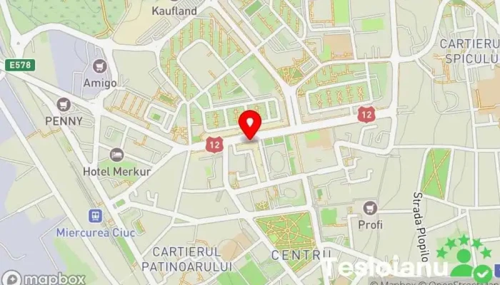 hartă a DRPCIV Harghita Servicii ale administrației locale în Miercurea Ciuc