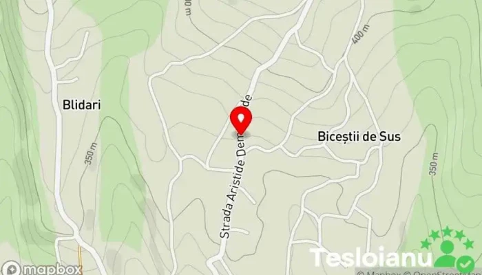 hartă a Dumitrești  în Dumitrești