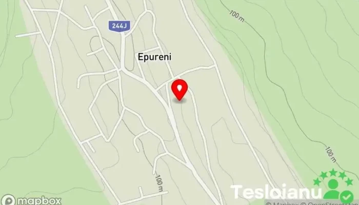 hartă a Epureni  în Epureni