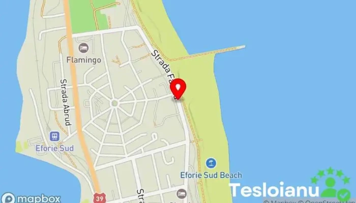 hartă a Faleză Eforie Sud Zonă pentru excursii în Eforie Sud
