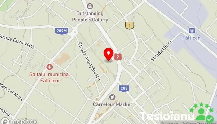 hartă a Fălticeni  în Fălticeni