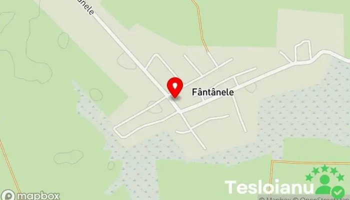 hartă a Fântânele  în Fântânele