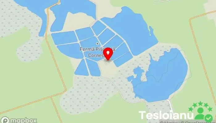 hartă a Ferma Piscicola Cornesti Fermă de pește în Cornesti