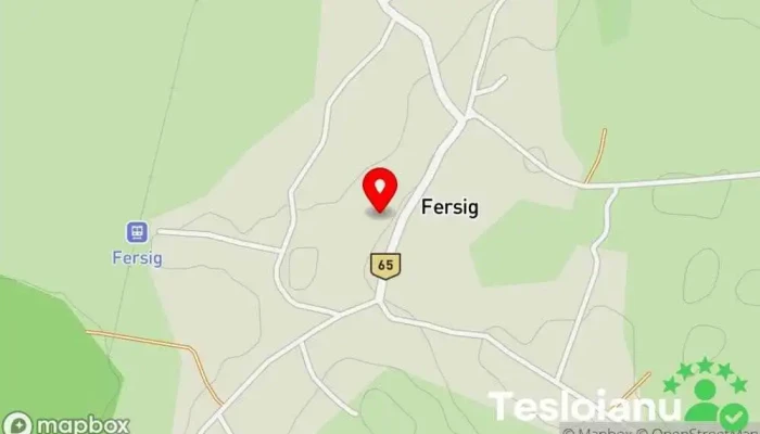 hartă a Fersig  în Fersig