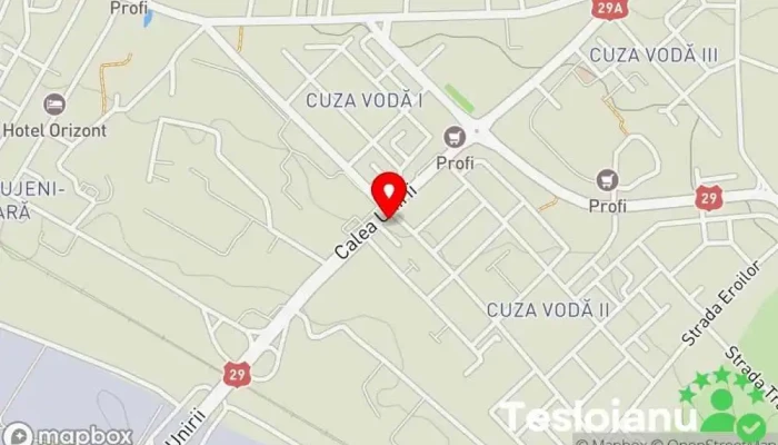 hartă a Fetcom Piese Auto Burdujeni Magazin de piese auto în Suceava