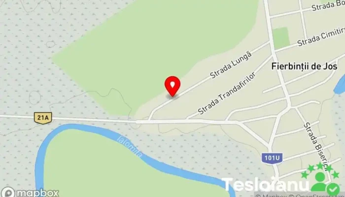 hartă a Fierbinții De Jos str. Lungă Nr.58 Supermarket în Fierbinții de Jos