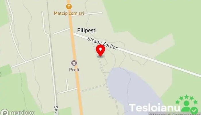 hartă a Filipești  în Filipești
