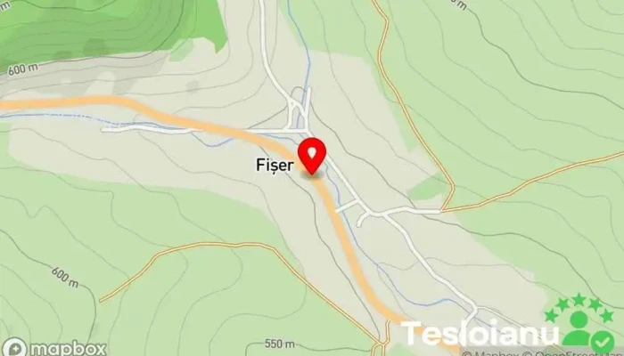 hartă a Fișer  în Fișer