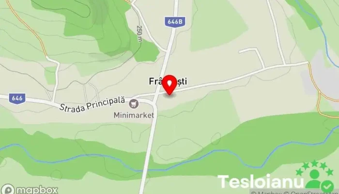 hartă a Frânceşti  în Frânceşti