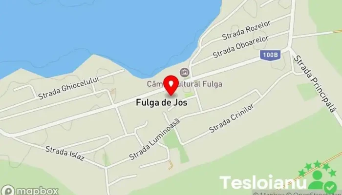 hartă a Fulga de Jos  în Fulga de Jos