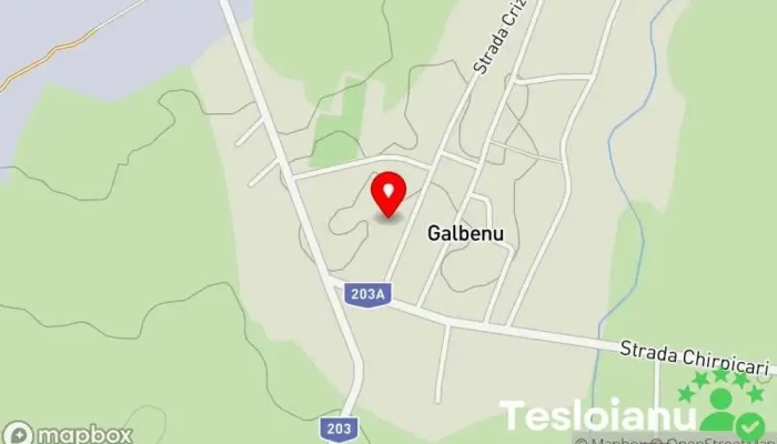 hartă a Galbenu  în Galbenu