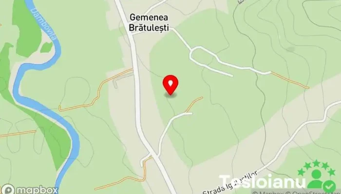 hartă a Gemenea Brătulești  în Gemenea Brătulești