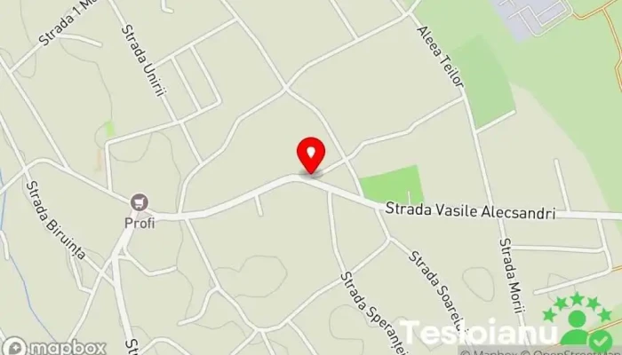 hartă a Gherăești  în Gherăești