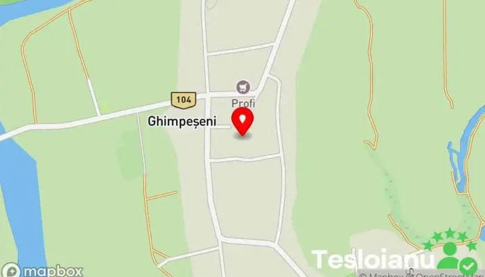 hartă a Ghimpeţeni  în Ghimpeţeni