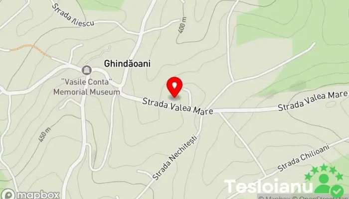hartă a Ghindăoani  în Ghindăoani