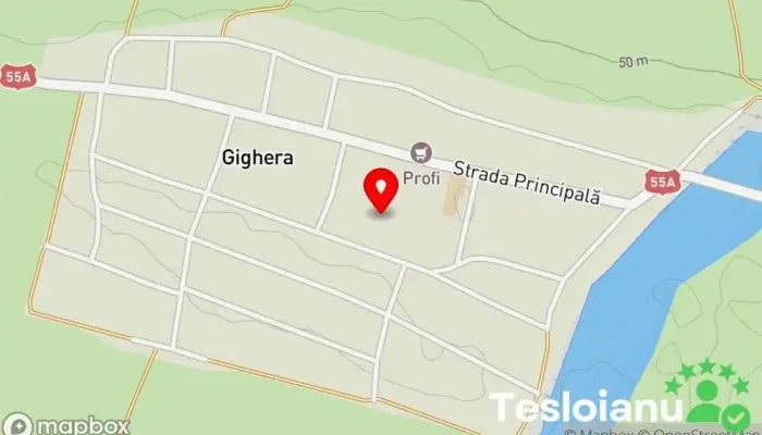 hartă a Gighera  în Gighera
