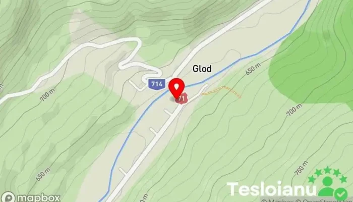 hartă a Glod  în Glod